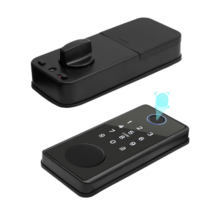 hotel electronic door lock smart fingerprint padlock smart lock without handle suit for most type of door