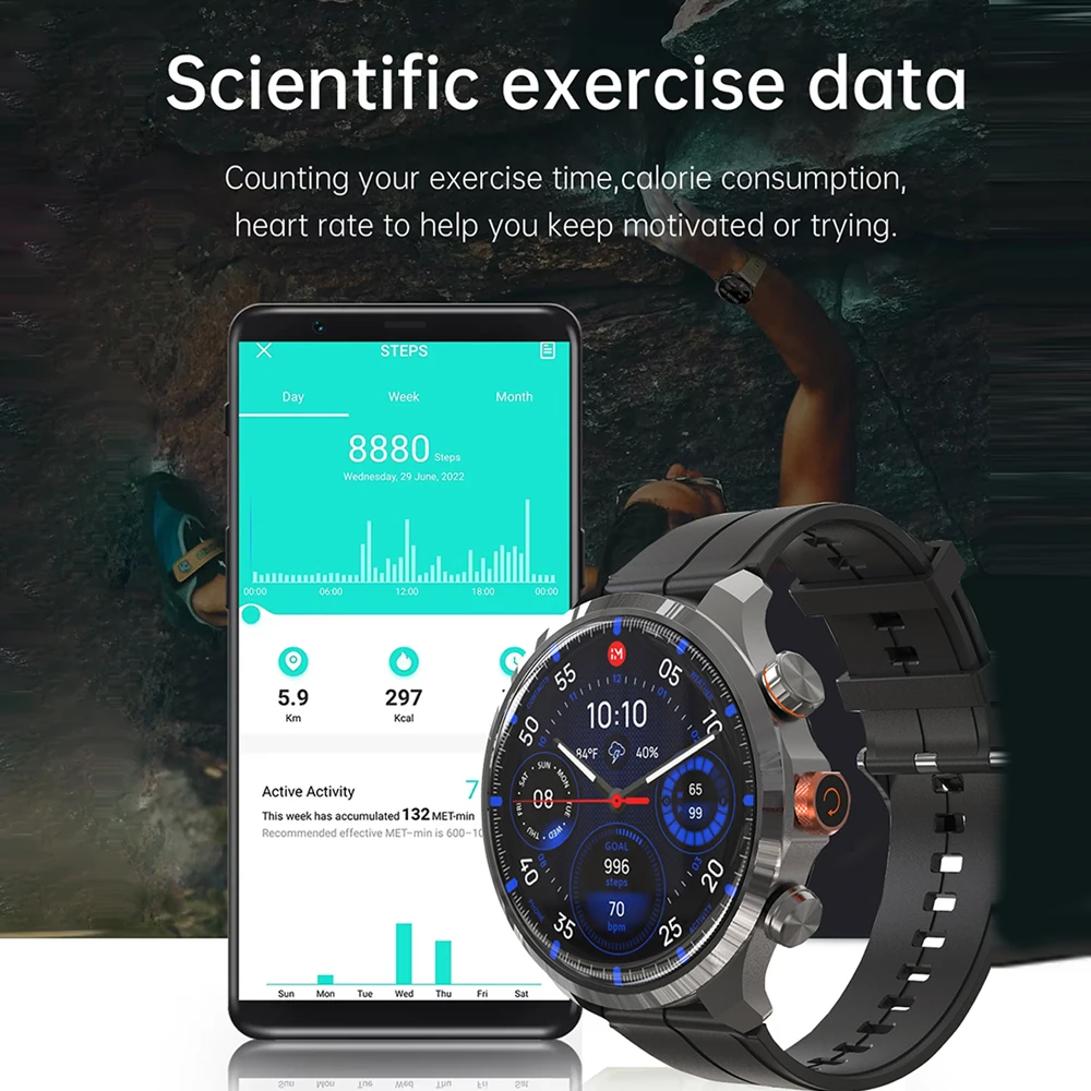 New High Quality Adult Smart Watch For Men Sports Fitness 4G Wifi Gps Watches For Android Ios Smartwatch Relojes Intelligente