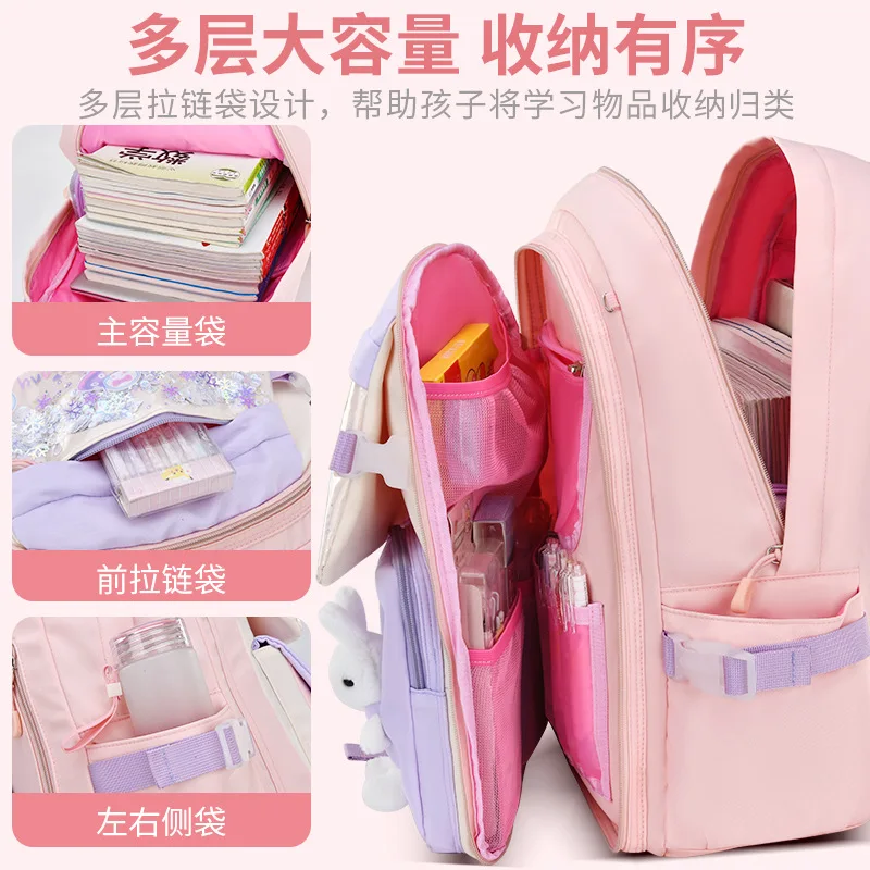 Quicksand schoolbag School Bag China Made Panther High Class Student Girl Backpack Tom And Jerry