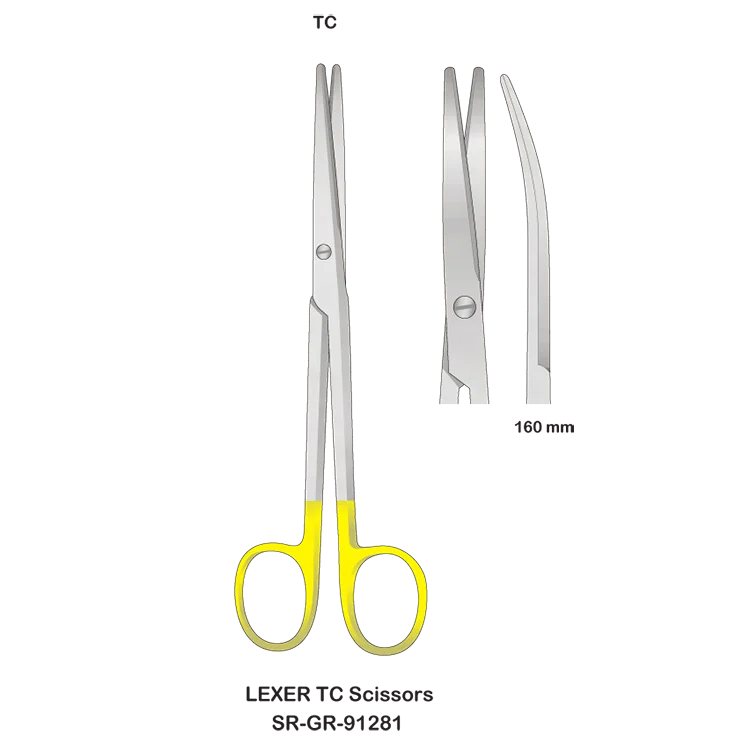 Custom Made Stainless Steel Surgical Standard Lexer TC Scissors