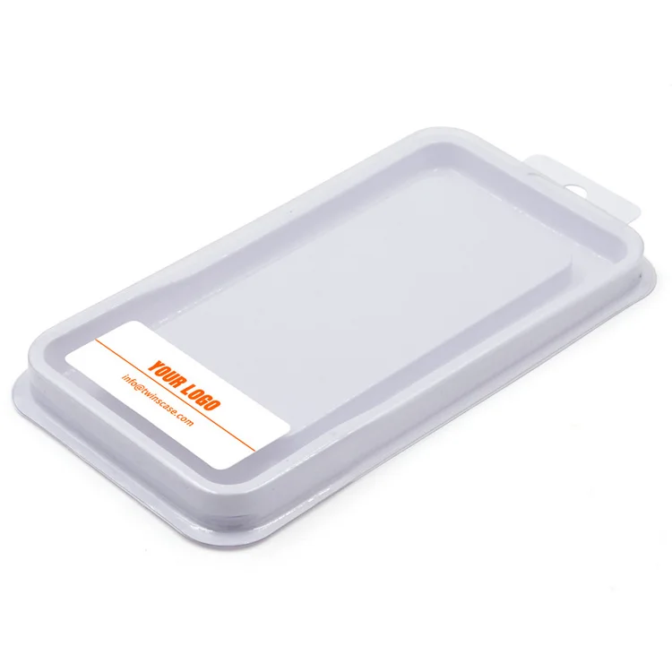 Заводской запас, индивидуальный логотип, розничная продажа, чехол для мобильного телефона, прозрачная коробка, прозрачная блистерная пластиковая коробка из ПВХ для упаковки чехлов iPhone
