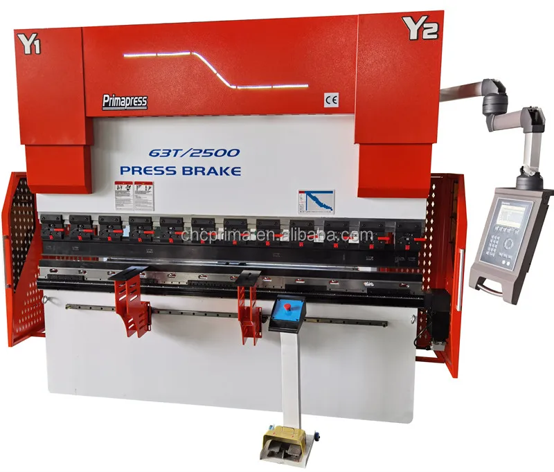 
250 tons safe CNC hydraulic press brake for steel sheet metal bending 