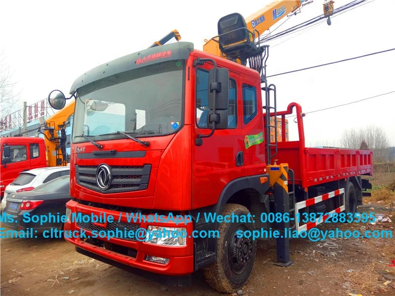 Китайский грузовик Dongfeng 4x2 с захватом кирпича