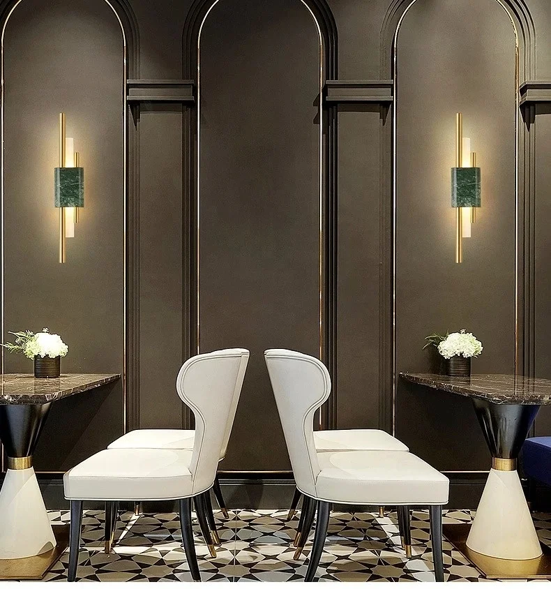 Современный минималистский светодиодный настенный светильник в скандинавском стиле для спальни прикроватной кухни украшение интерьера минималистская лампа