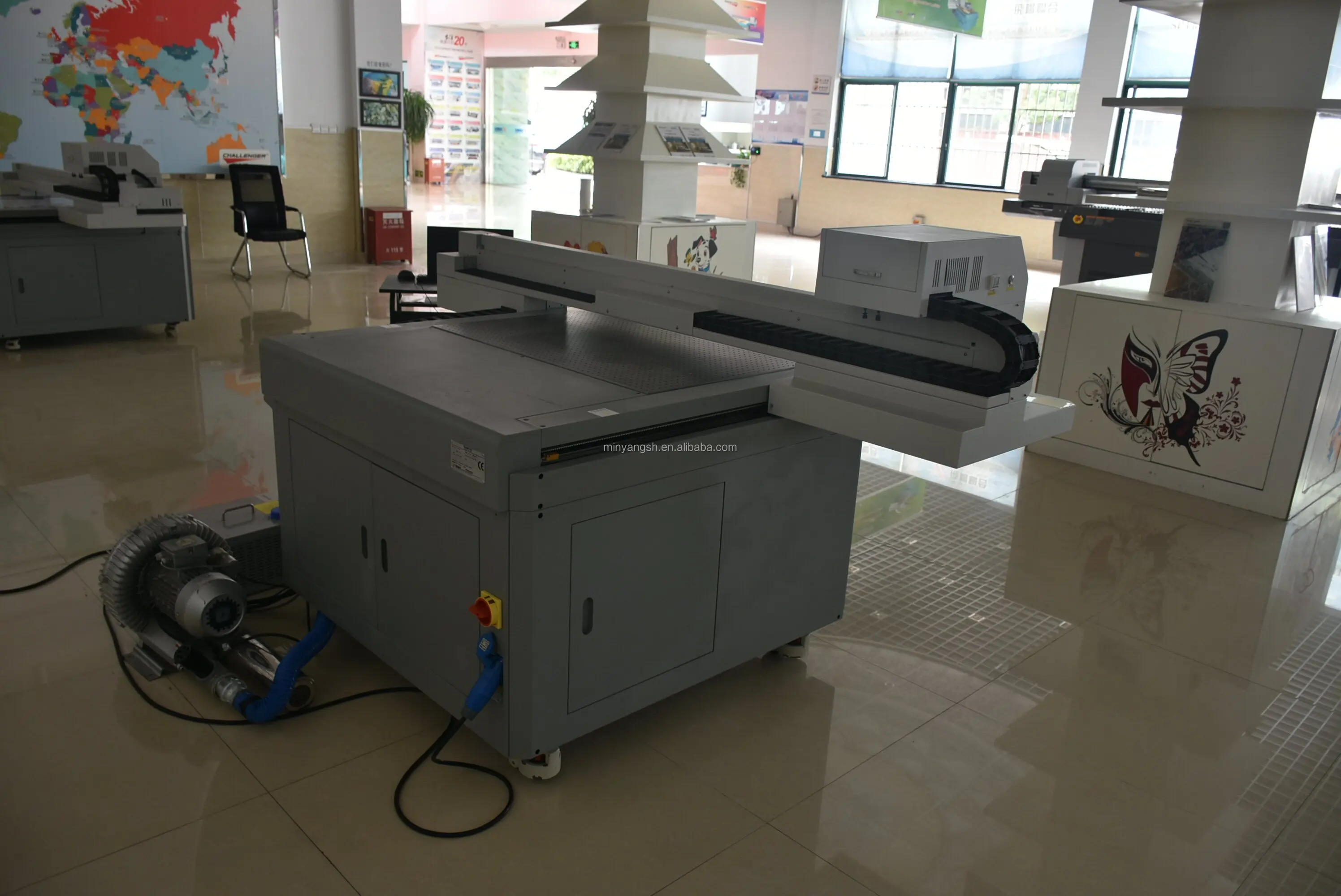 Big Size A1 60x90cm 6090 Ricoh Gen6 Wood Varnish Emboss Uv Printer Flat Bed Printing Machine for Acrylic