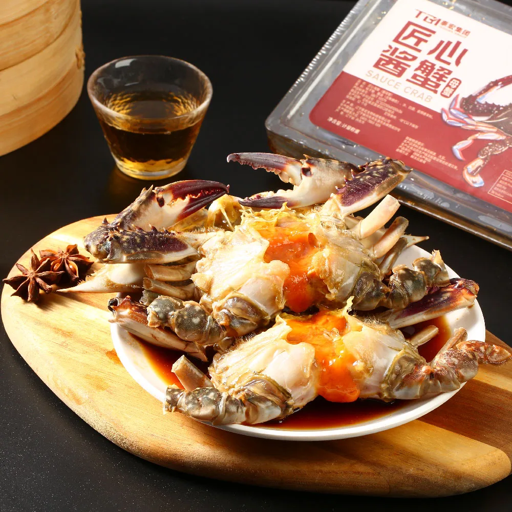Wholesale new product delicious sauce crab for children and adults