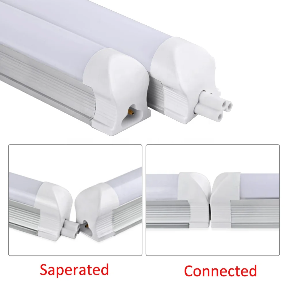 Multipurpose Connectable 1FT 2FT 3FT 4FT 5FT Integrated T5 Led Tube Light T8 Free OEM ODM
