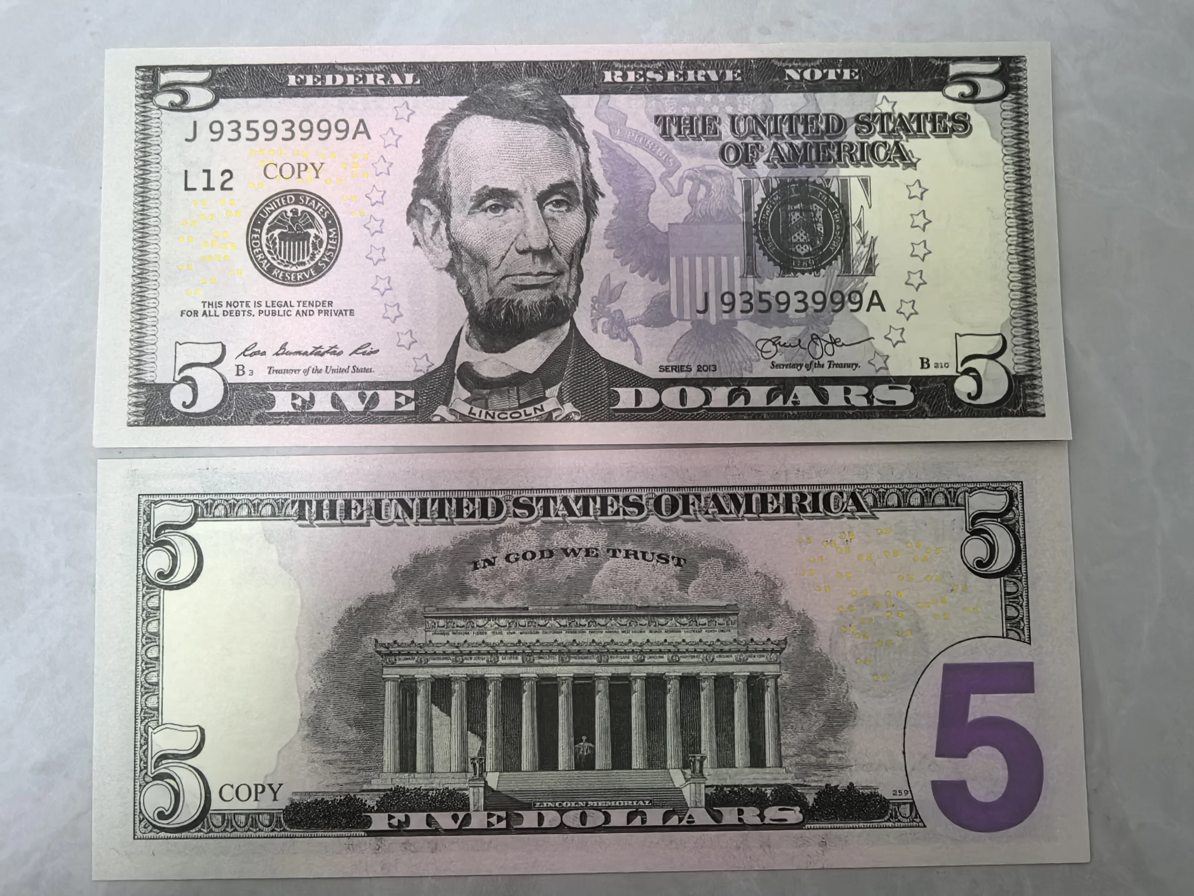 BUYABLE-High Quality Realistic Paper Banknotes for Shooting Role Playing Halloween Party Decoration Wedding Events Prop Money