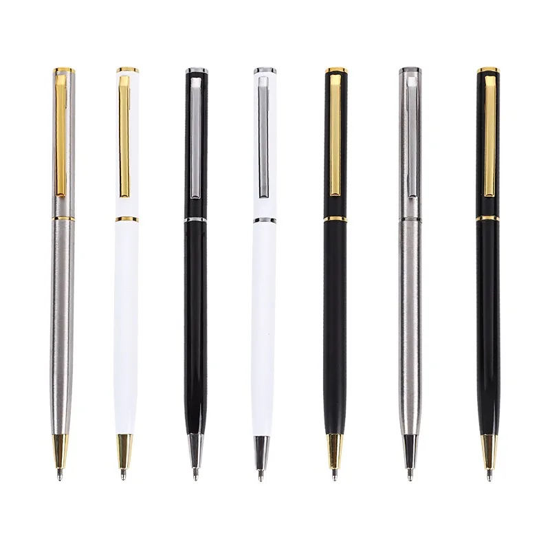 Wholesale Metal Multi Colour Ballpoint Pen with Custom Logo Pen for Corporate Advertising Gifts