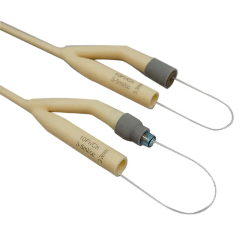 Latex Foley Sonda silicone coated pediatric