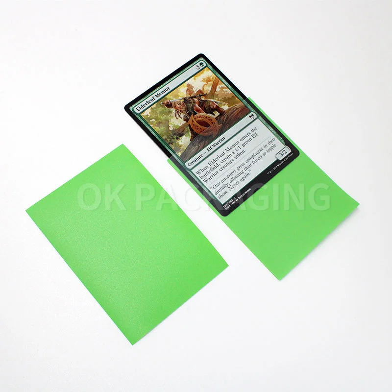 Customized wear resistant Matte Card Sleeves Plastic Board Game Card Protector Sleeves For MTG Baseball Card Sleeves