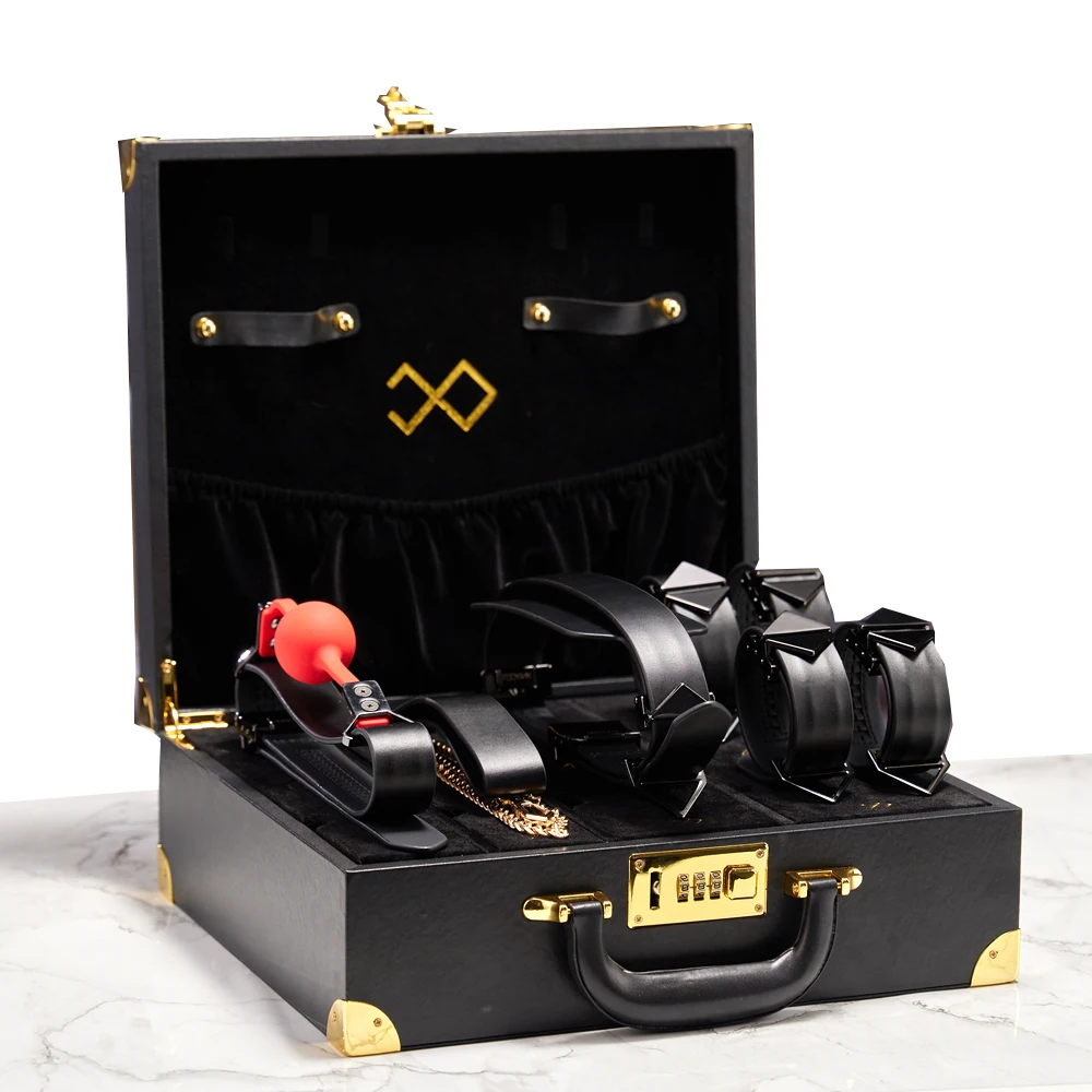 Lockink Bondage Gear Suit With Suitcase Real Bondage Kit Adult Product Sex Toys For Women Men Juguetes Sexuale