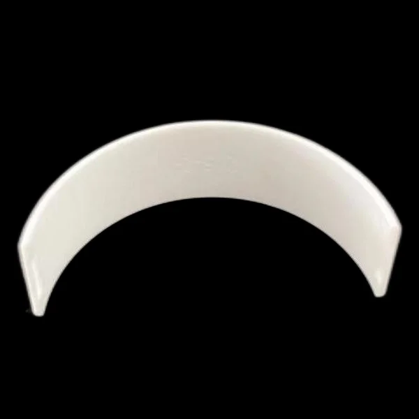 Advanced high-purity alumina ZTA ceramic semi-ring ceramic parts