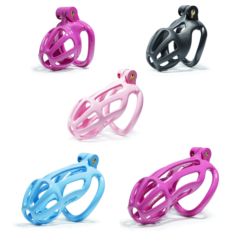 Super Light Round Ring Male Chastity Belt Cock Cage Penis Lock