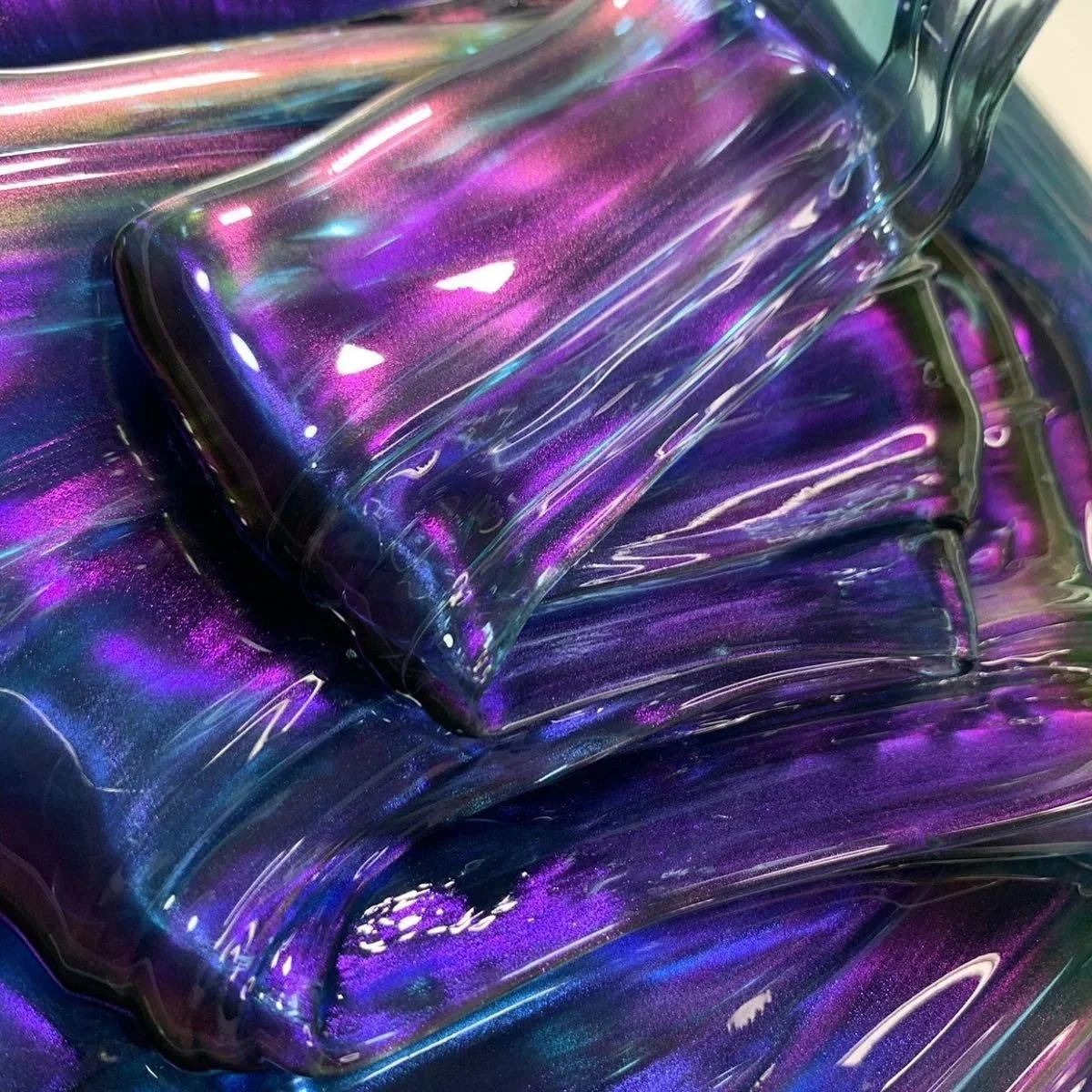 120ml Cool Glossy Sound Fetish Foaming Glue Crystal Slime Color Changing Luminous Flowing Light Putty Slime for Kids