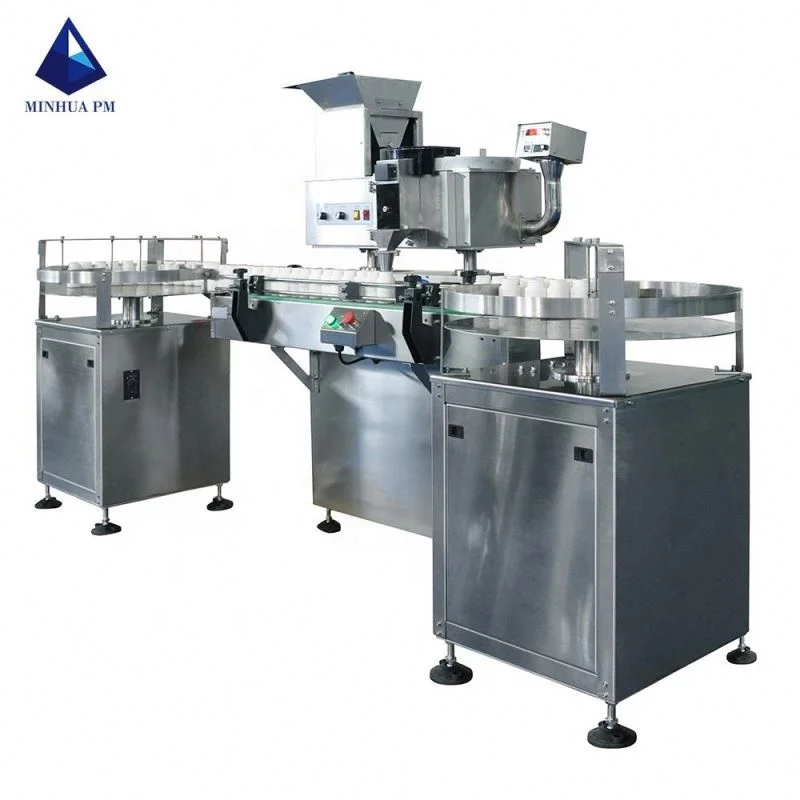 YL-2D Channel Capsule Tablet Pill Gummy Jelly Candy Bottle Automatic Filling Packing Counting Machine