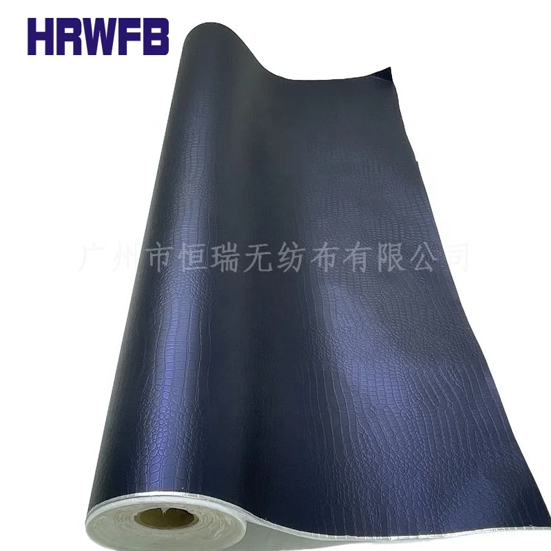 High-end Anti fading Laminated Non Woven Fabric Embossed Leatherite paper Box Pe for Book cover