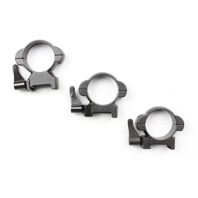 Steel bracket ring 30mm Mount ring Quick Release Cantilever 21mm picatinny  Rails 3002WH High style QD steel scope mount ring
