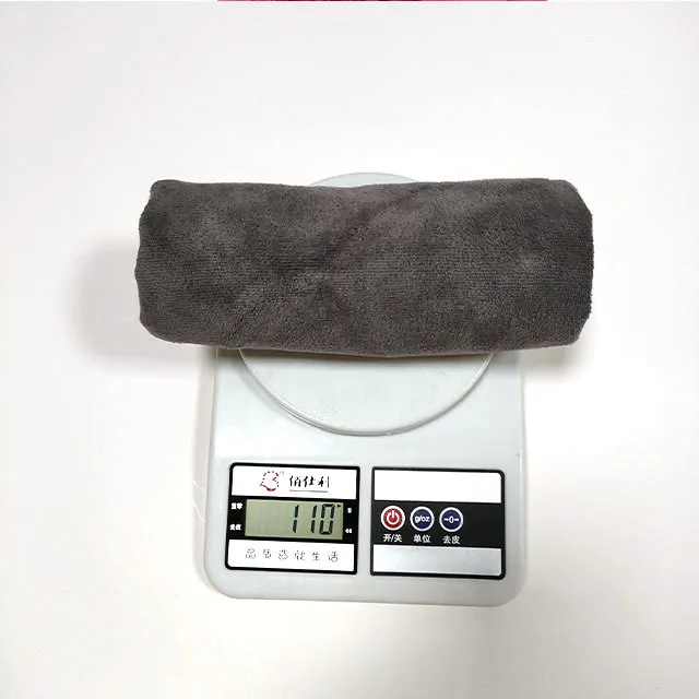 Cheap wholesale super absorbent microfiber towel gray towel for beauty salon