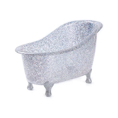 Plastic Mini Clear Container Transparent Plastic Color Bathtub Container Plastic Bathtub As Gift Package Mini Bathtub