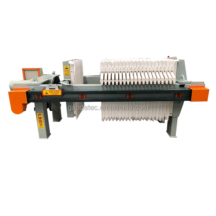 Automatic Filter Press Sludge Dewatering For Concentrate Filtration