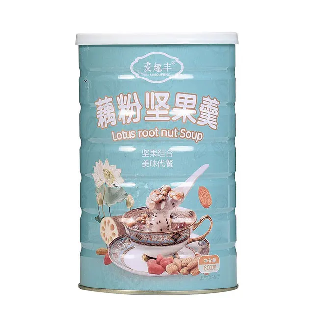 Natural health food factory wholesale supports customized nutritional breakfast Corn soup nut and lotus root powder soup