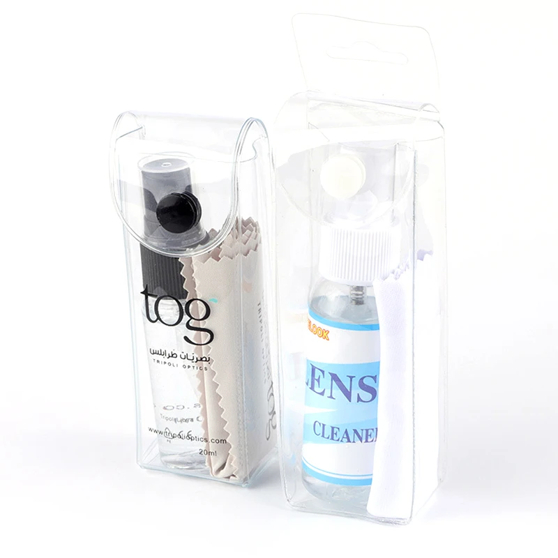 Professional Natural Eyeglass Cleaner Safety Optical Glasses Spray Eyeglasses Care Kit Box Lens Cleaning Kit Solution