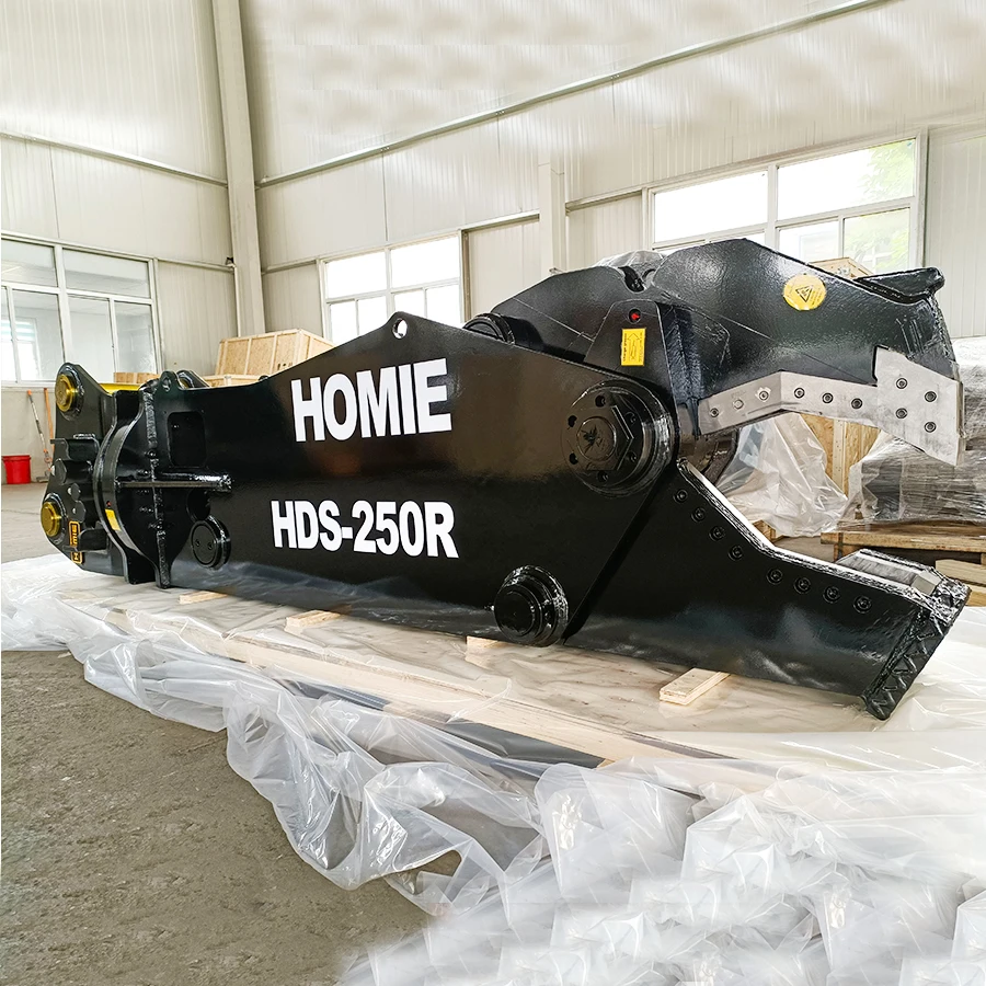 Excavator Hydraulic Eagle Shear For Concrete Block Crushing