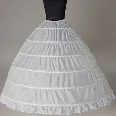 
Crinoline Women Petticoat 6 Hoop Handmade Crinoline Underskirt For Wedding Dress 