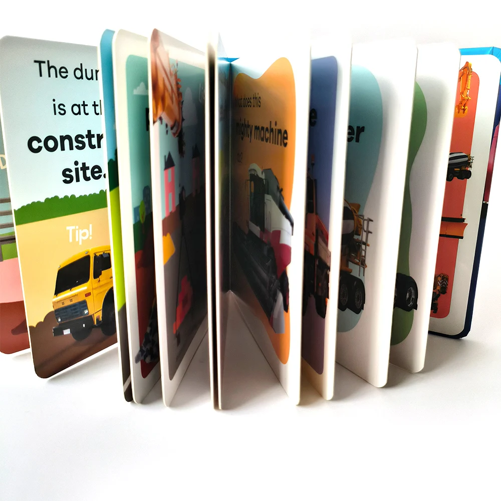 customized children book Baby New Busy machines bedtime story Animals board books Publishing babay Book Printing Service