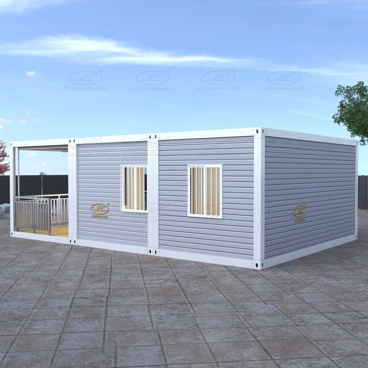 custom small custom luxury villa portable prefabricated home office living tiny container house prefab with 2 bedroom plans