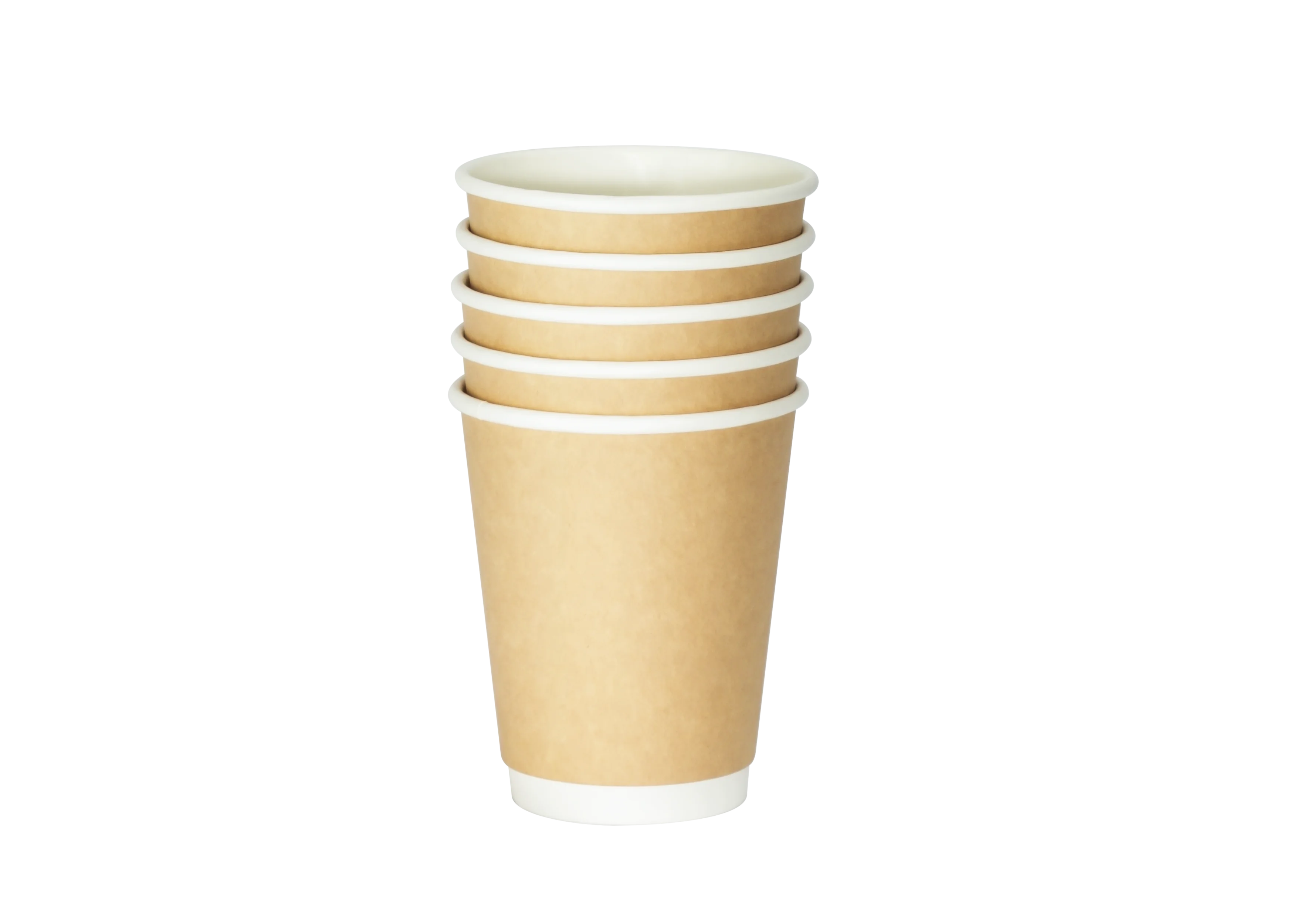 Custom Gold Foil Biodegradable PE Coated Lined Disposable Coffee Paper Cup Single Wall Style for Hot Drinks for Craft Use