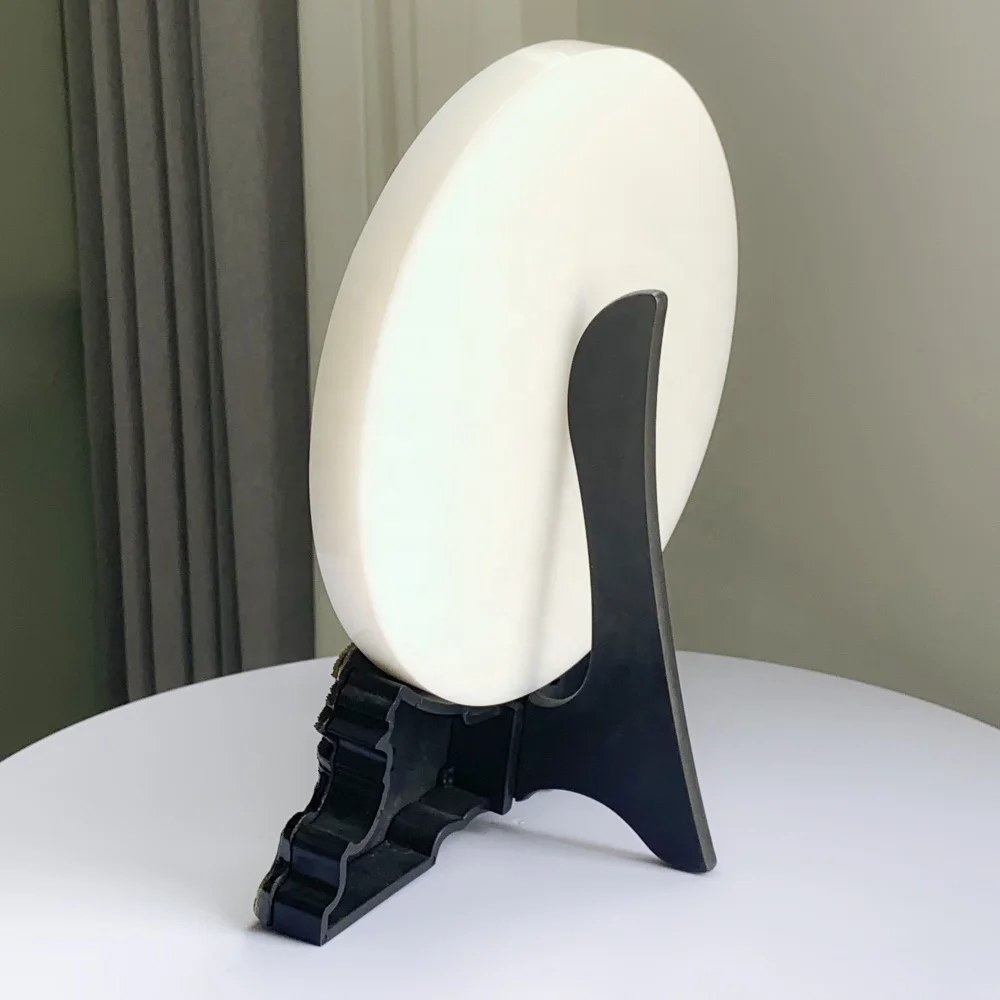 ADL New Design Crystal Glass Trophy Awards with Stone Wooden Base Souvenir Gifts with Customized Logo Trophy Awards Wholesales