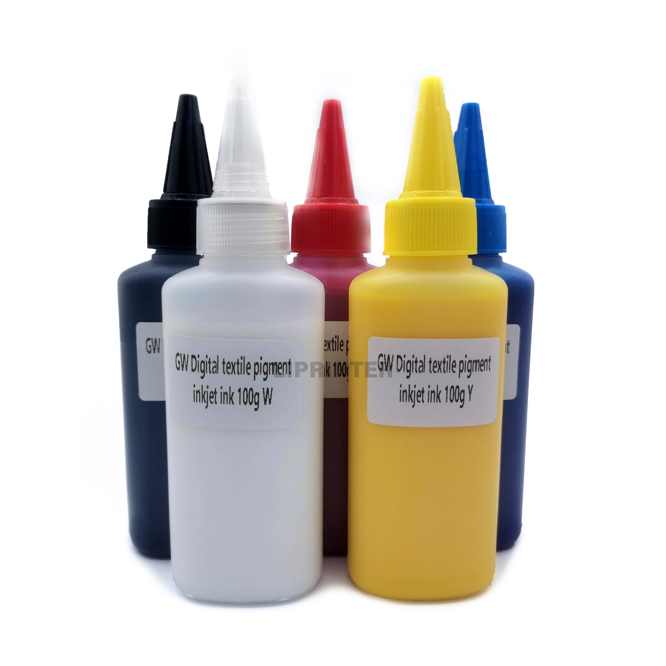 100 мл цифровые Текстильные пигментные чернила CMYKW для принтера Ep L805 dtf, печать одной ПЭТ-пленки размера A4 A3