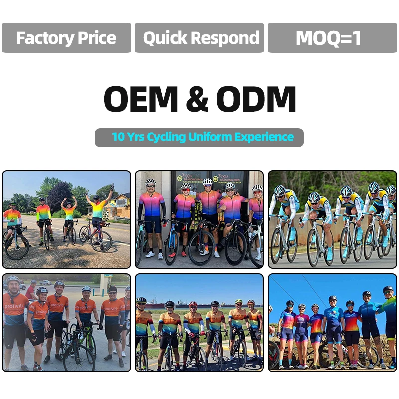 Coolmax Fabric Sublimated Free Design Sublimation Bike Tops Cycling Jerseys