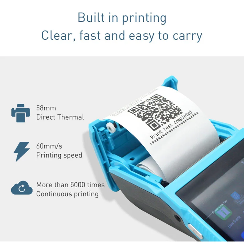 Wholesale Cheapest Price Q1 Q2 5.5 Inch 4G Machine Pos Systems Handheld Android 8.1 Pos Tablet Cashier Mobile Pos Machine