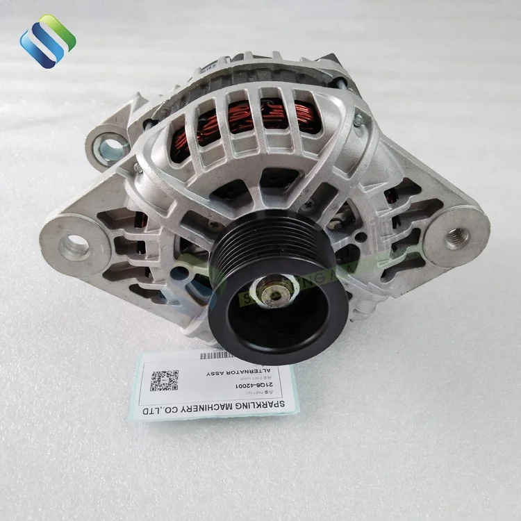 21Q6-42001 генератора R140LC-7 R140W9 R210LC7 генератор в сборе для Экскаватора Запасные Части