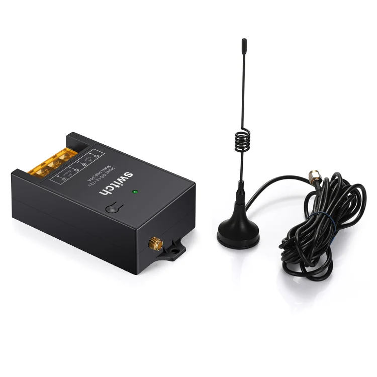 GLC Wholesale  40A  DC 12V 24v 72V RF Remote Control Switch Motor wireless switch transmitter 433 Wireless Remote Control Switch