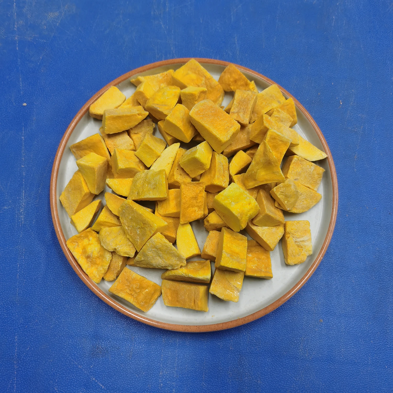 Hot Selling Freeze Dried Mango Strips Sugar Free Yellow FD Mango Chunks