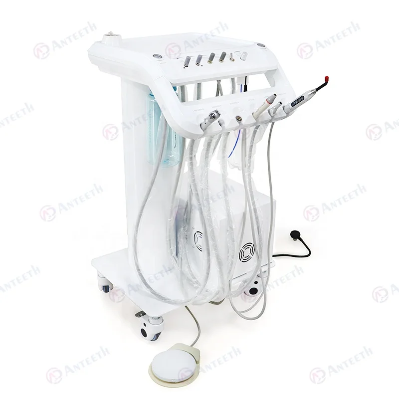 Anteeth Hospital Equipment Veterinary Dental Clinic Unit With Build in Compressor Professional Mobile Portable Dental Unit