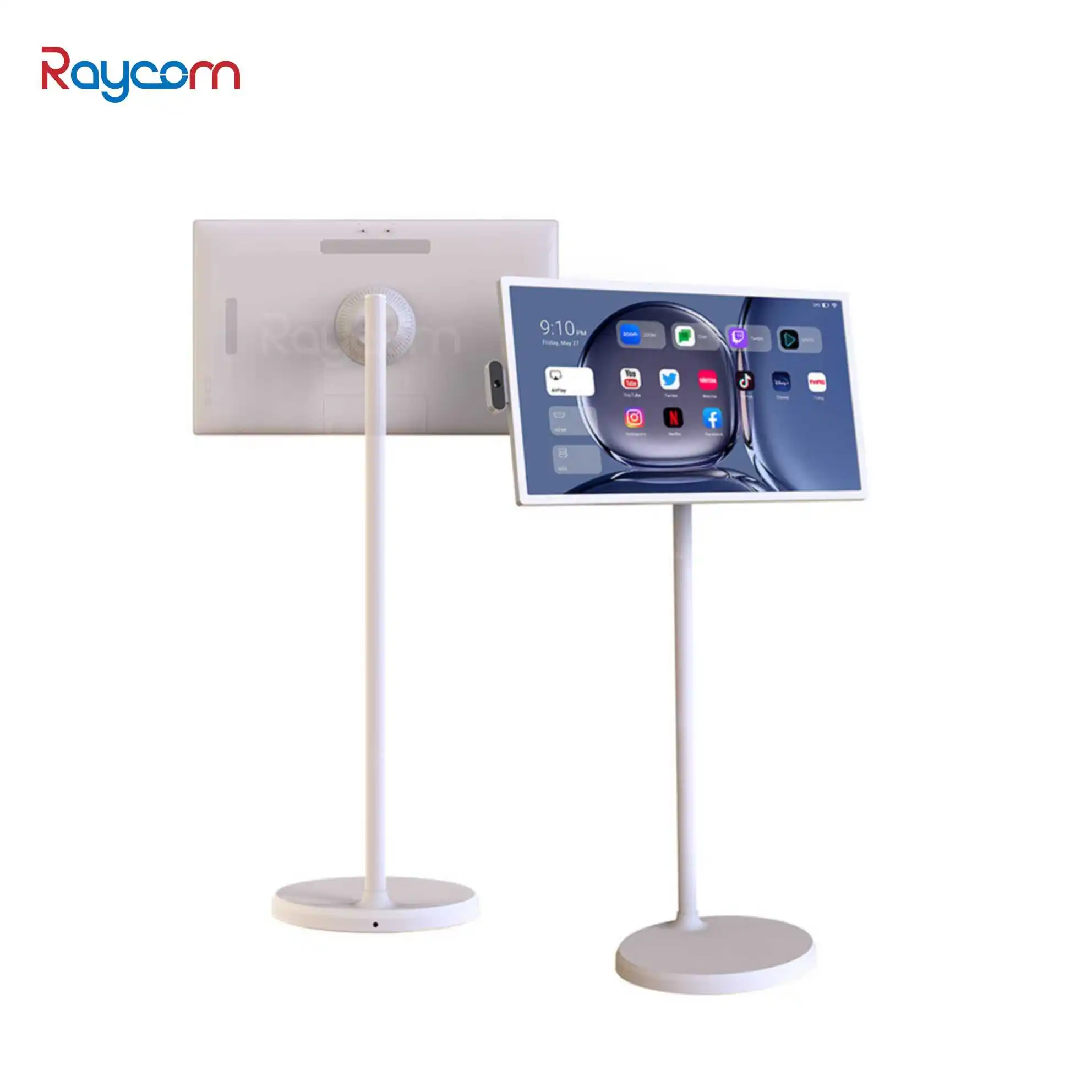 Raycom 32 inch monitor smart tvs Television Touch screen tv android system portable display screen move at will