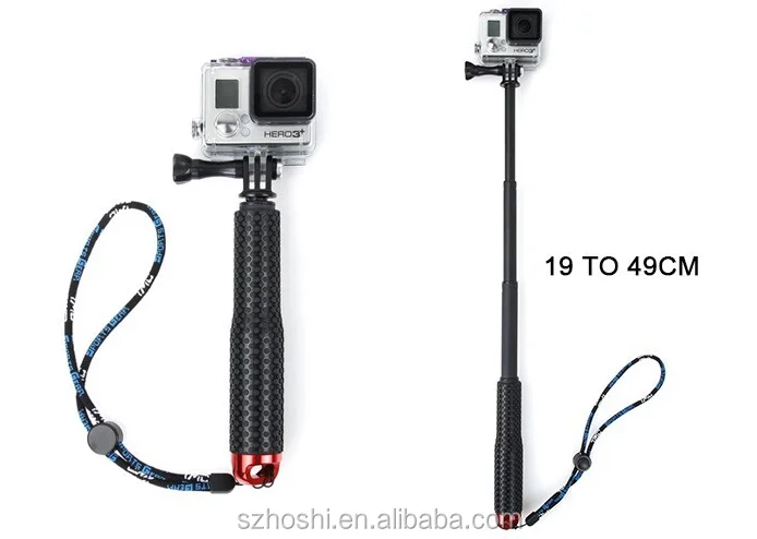 2020 Горячая продажа 19 дюймов pole ручной селфи палка монопод Штатив для Gopro Hero5/6/4/4S/Fusion/3 + sjcam Xiaoyi