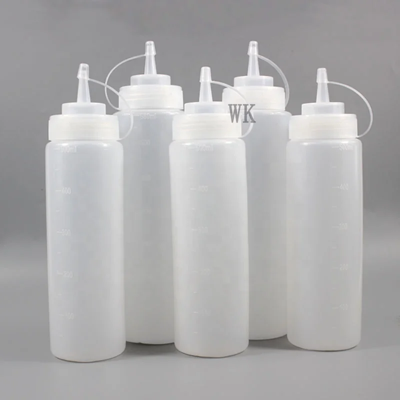500ml 680ml plastic squeeze ketchup salad dressing kitchen supplies sauce bottle seasoning bottle