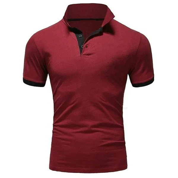 Wholesale High Quality Plain Casual Polo Shirt Golf Custom LOGO Embroidery Simple Polo Shirt For Men