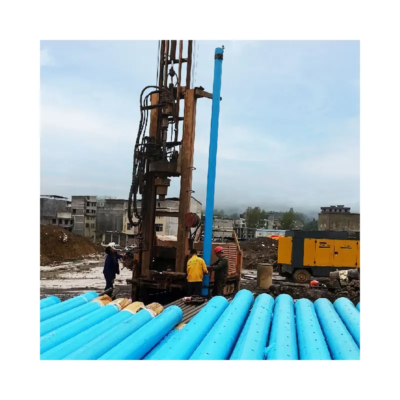 110-355 mm 12inch 180 mm 5 6 inches pn 10 dn 140 screen borehole borewell Slotted pvc well casing Pipe for deep water belled end