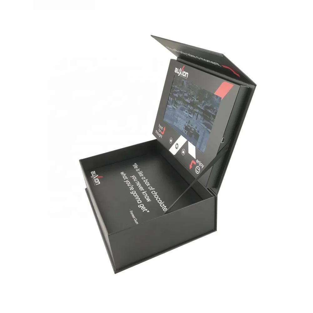 
Promotional Hardcover Lcd Video Box Lcd Display Video Box Video Presentation Box With Cheap Price 