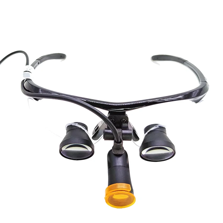 3 5x медицинская лупа Стоматологическая хирургическая бинокулярная для глаз увеличительное стекло со светодиодной подсветкой