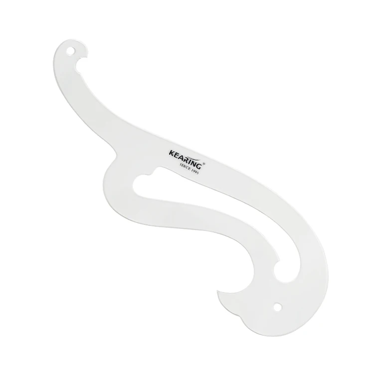 Kearing Transparent Rigid Acrylic Plastic French Curve for Pattern Making Fashion Design Drawing Irregular Curves PM1316