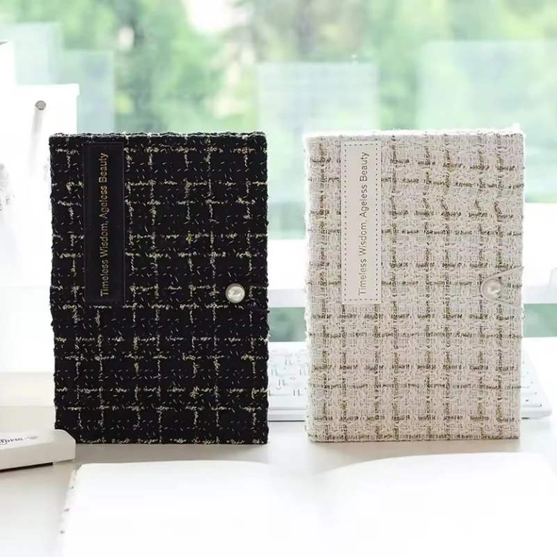 HK Fabric Cover Custom Printing Journal Planner Notebooks Daily Agenda Fabric Notebook For Girl