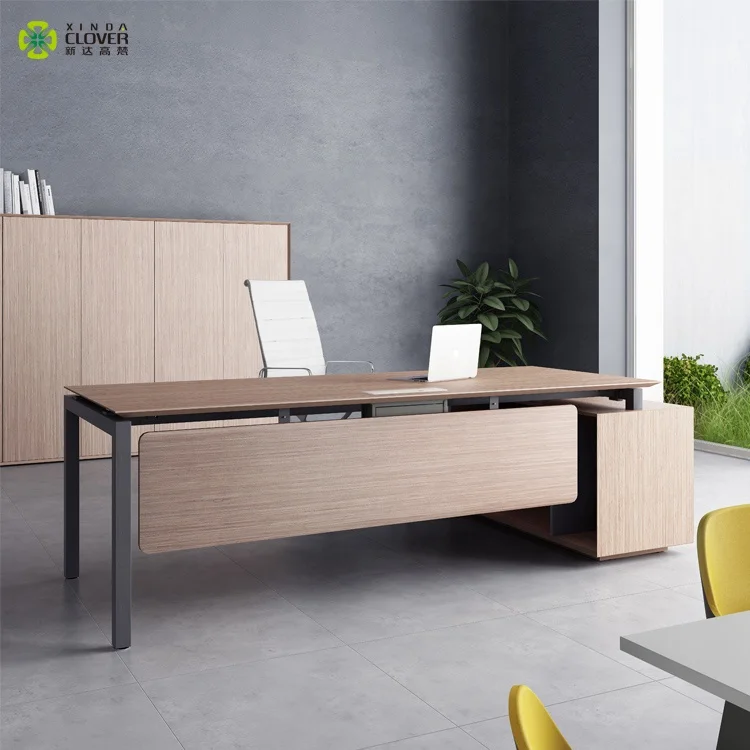 Executive Desks Modern CEO Table Luxury Director Desk With Socket